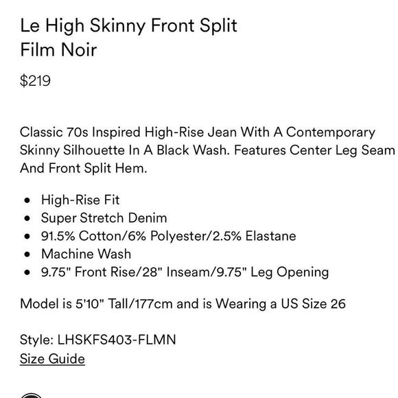 FRAME Denim - light edgy pleated front & perfectly designed slits formed ankle - Picture 15 of 15